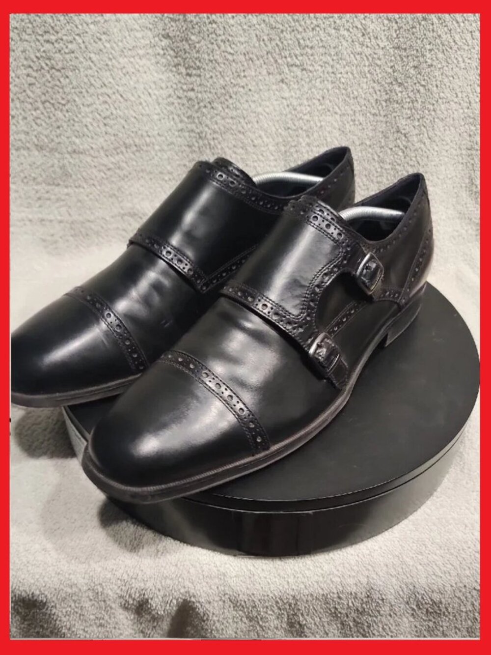 Cole Haan Men's C21419 Monk Strap Leather Oxfords